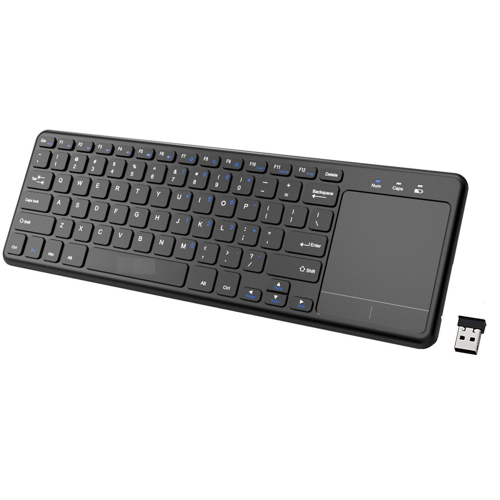 Wireless 2.4G office keyboard with silent scissor-switch keys