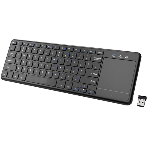 Wireless 2.4G office keyboard with silent scissor-switch keys