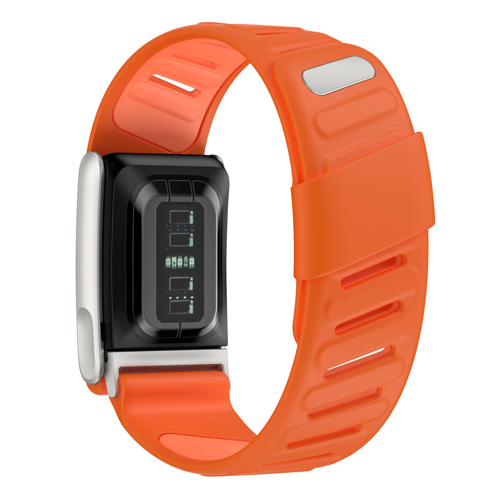 Secure-fitting sports band that stays put during any activity