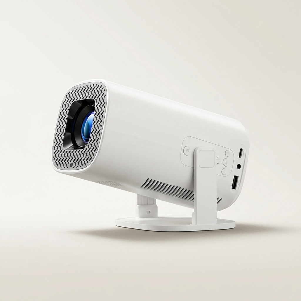 Pocket Mini Projector - Portable LED Home Cinema, Phone Mirroring, up to 120"