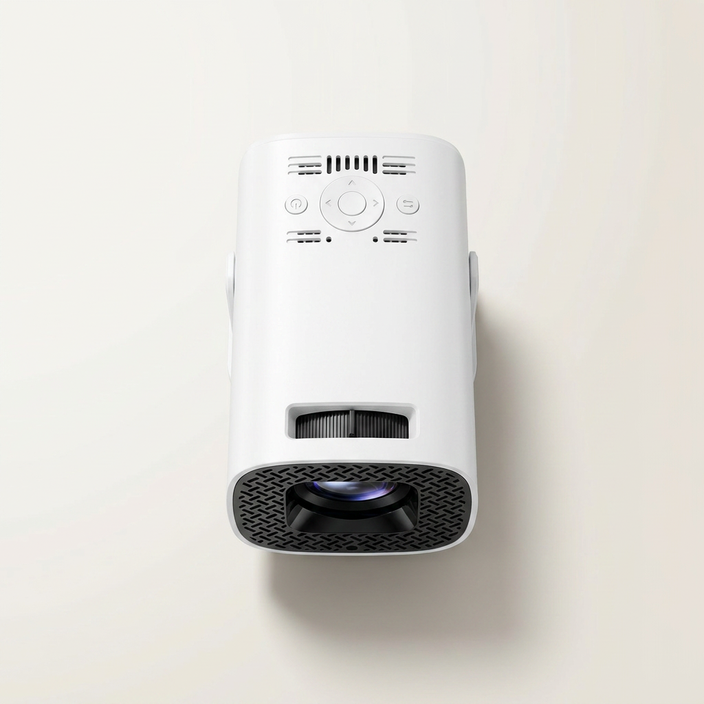 Pocket Mini Projector - Portable LED Home Cinema, Phone Mirroring, up to 120"