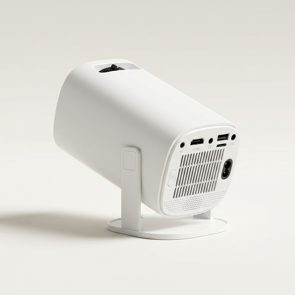 Pocket Mini Projector - Portable LED Home Cinema, Phone Mirroring, up to 120"