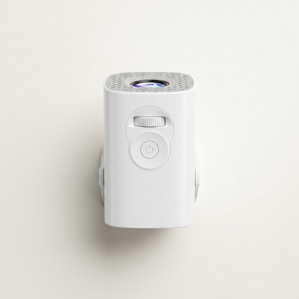 Home projector with native 800x600 SVGA resolution and built-in ports