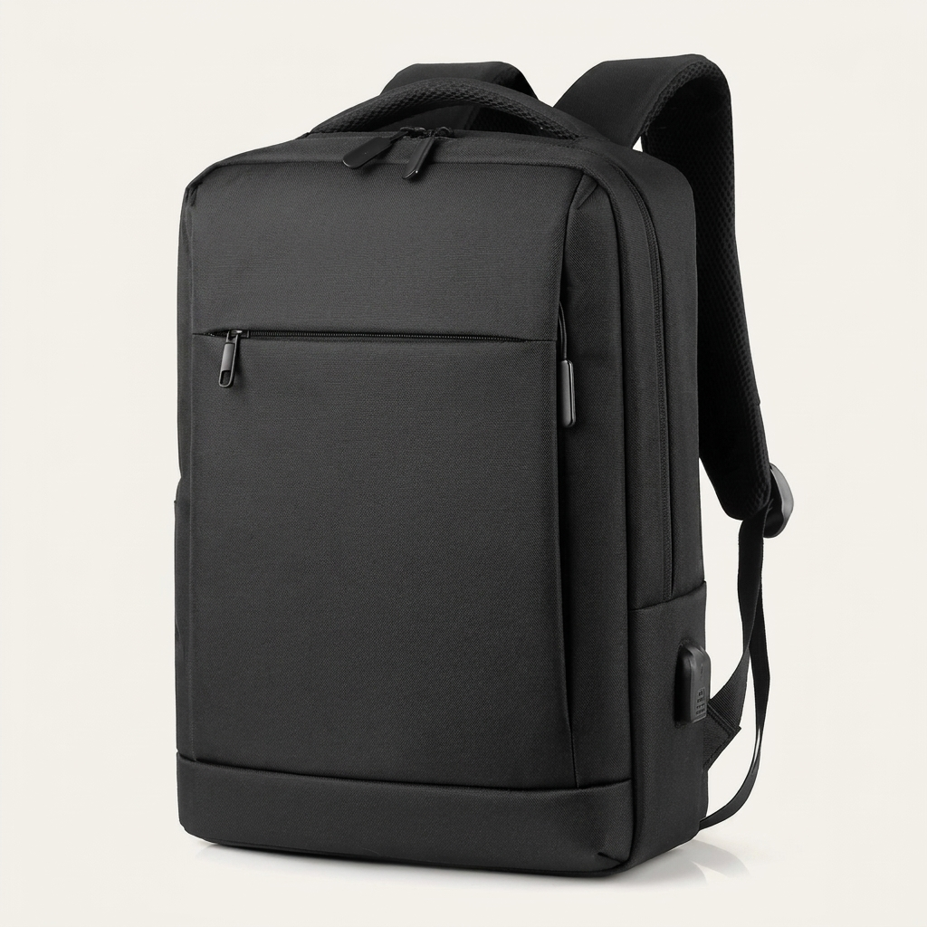 Logo-free minimalist backpack in Black, Galaxy Grey, Light Grey or Starry Blue