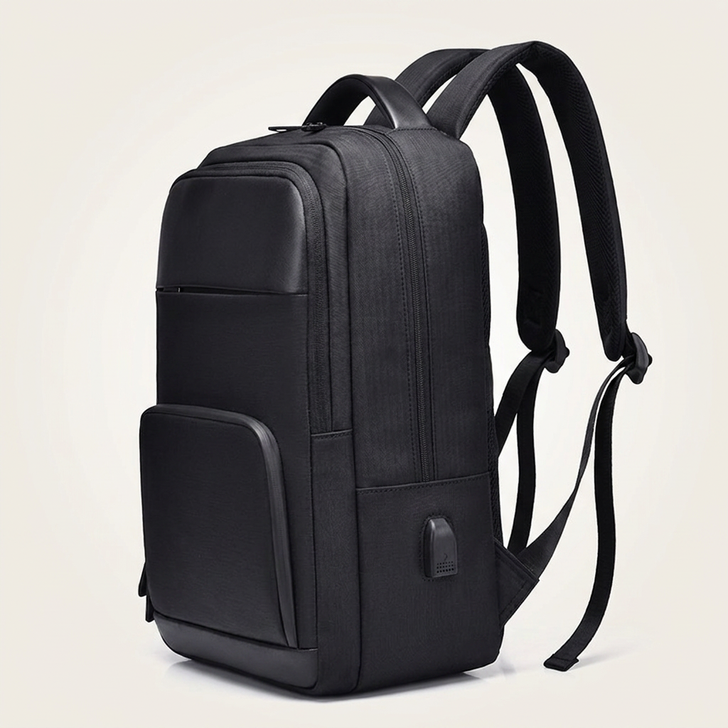Ergonomic curved shoulder straps spread the load comfortably