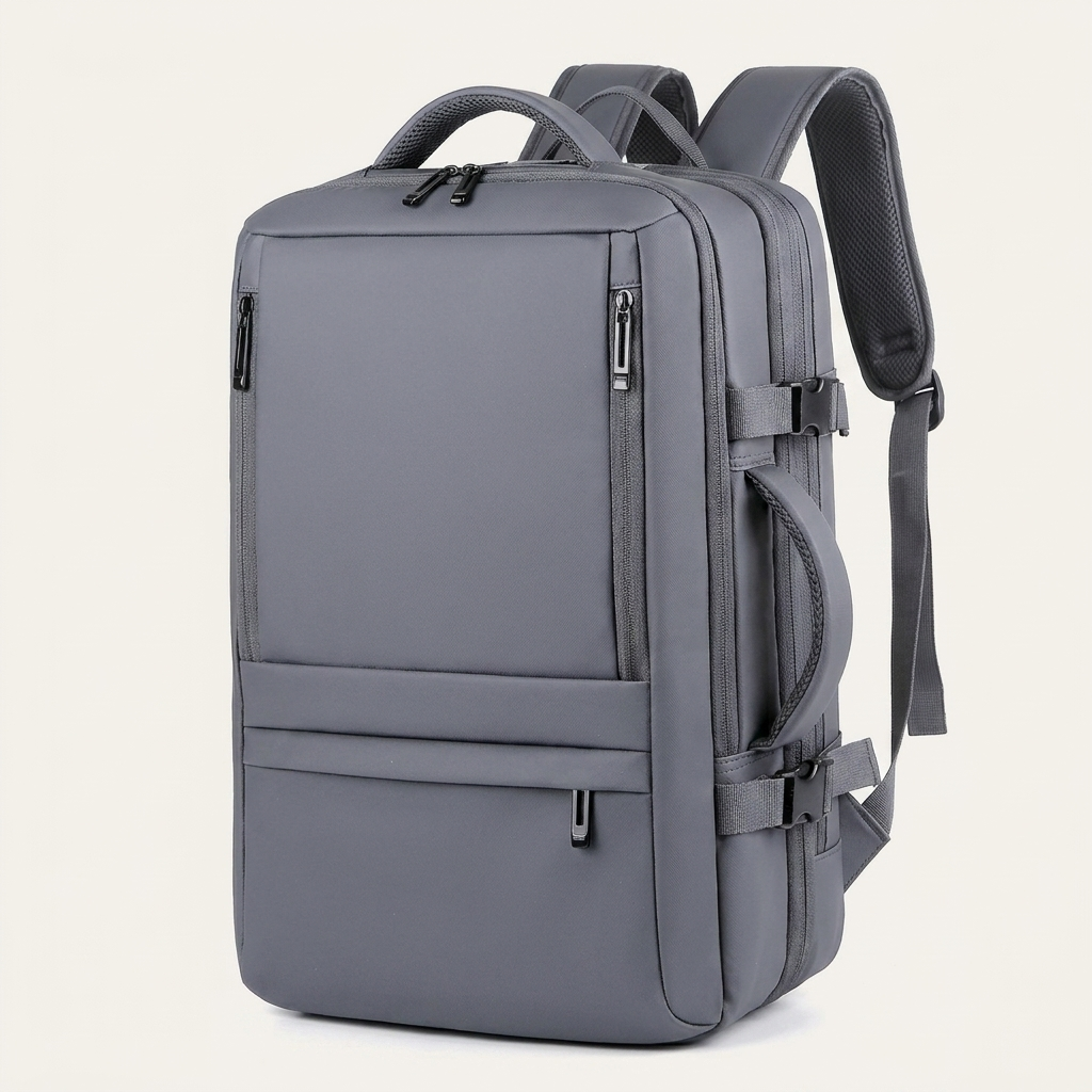 Large Travel Laptop Backpack - Water-Resistant 36-55L Rucksack, Fits 16" Laptop