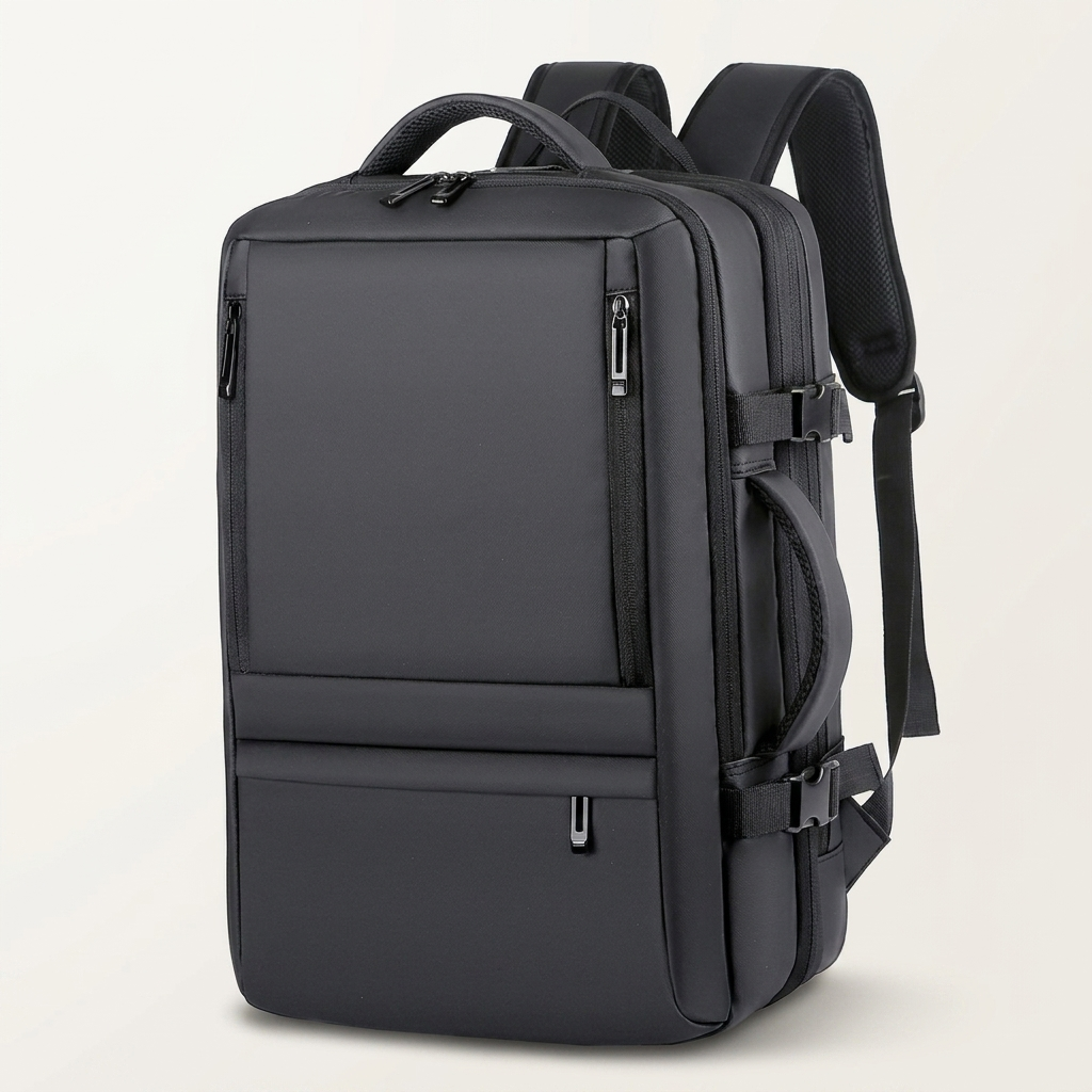 Large Travel Laptop Backpack - Water-Resistant 36-55L Rucksack, Fits 16" Laptop