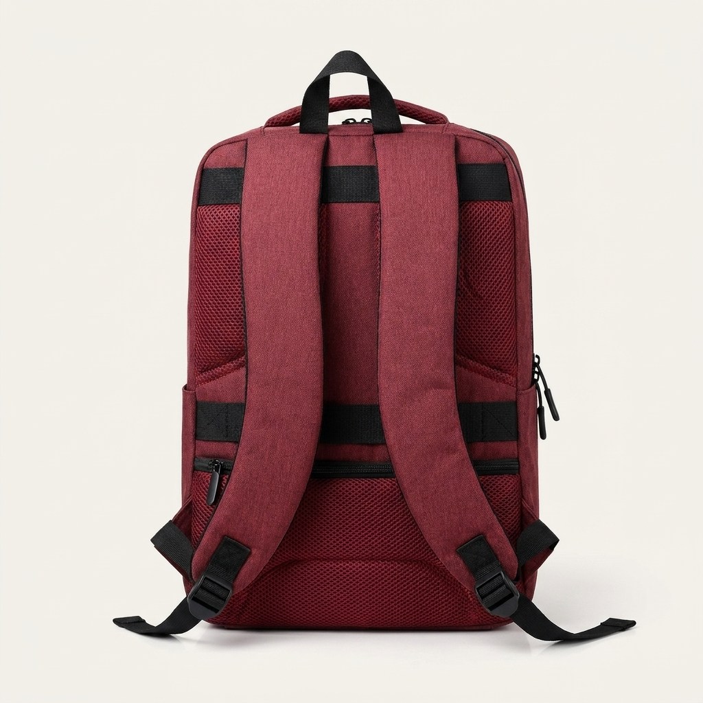 Lightweight 0.6 kg backpack with air-cushion shoulder straps for all-day comfort