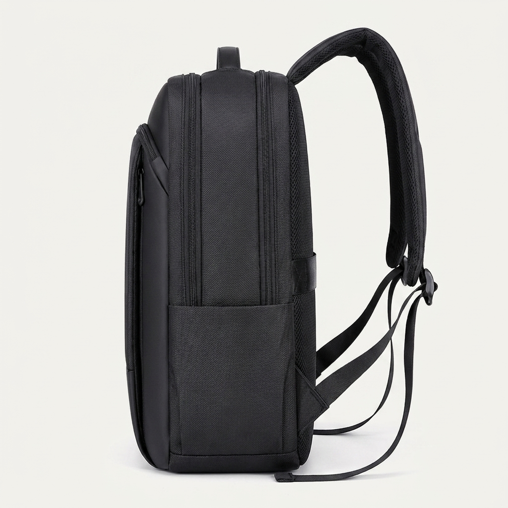 Roomy 20-35L capacity for work and travel kit, weighing 1.1 kg