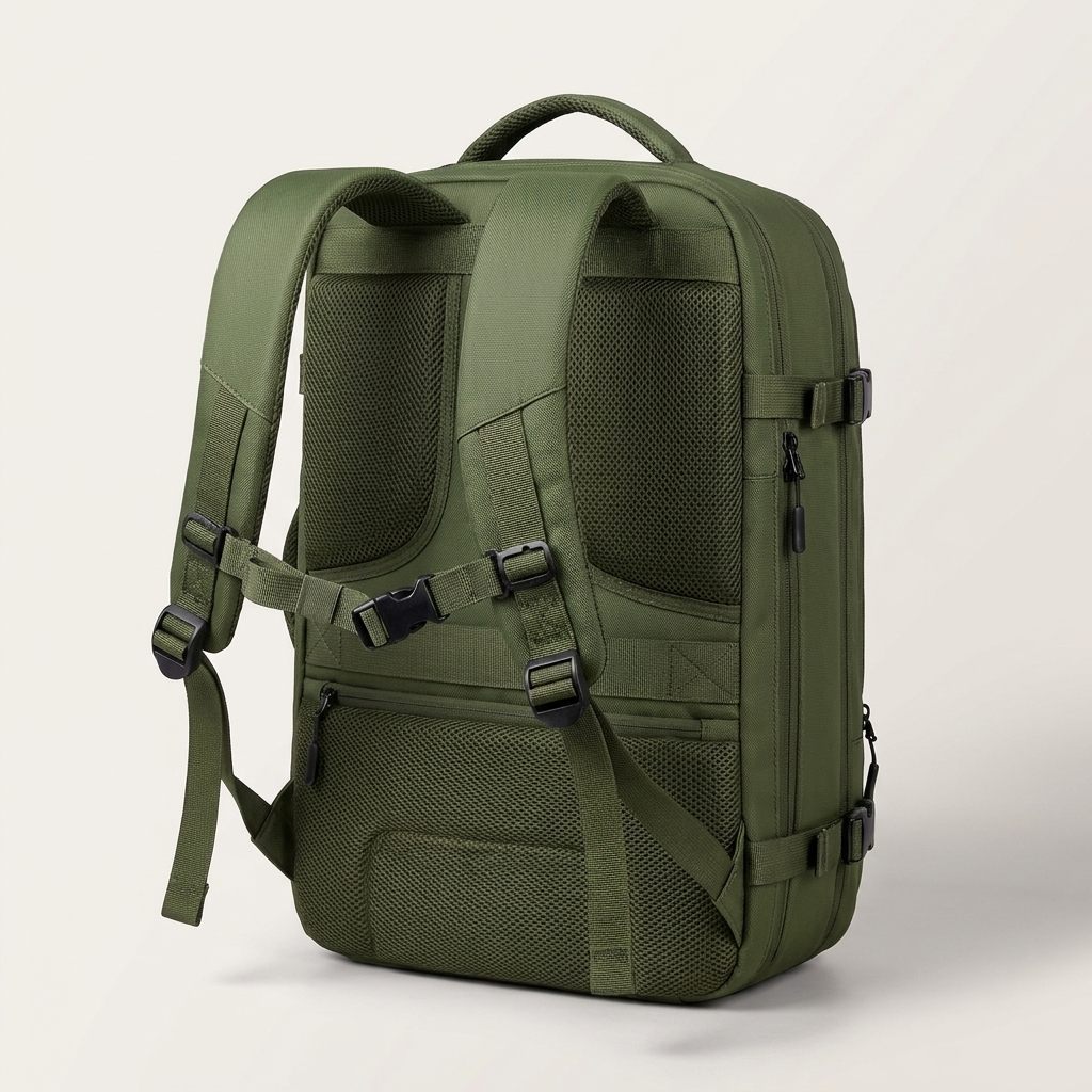 Interior and exterior pockets organise cables, documents and travel essentials