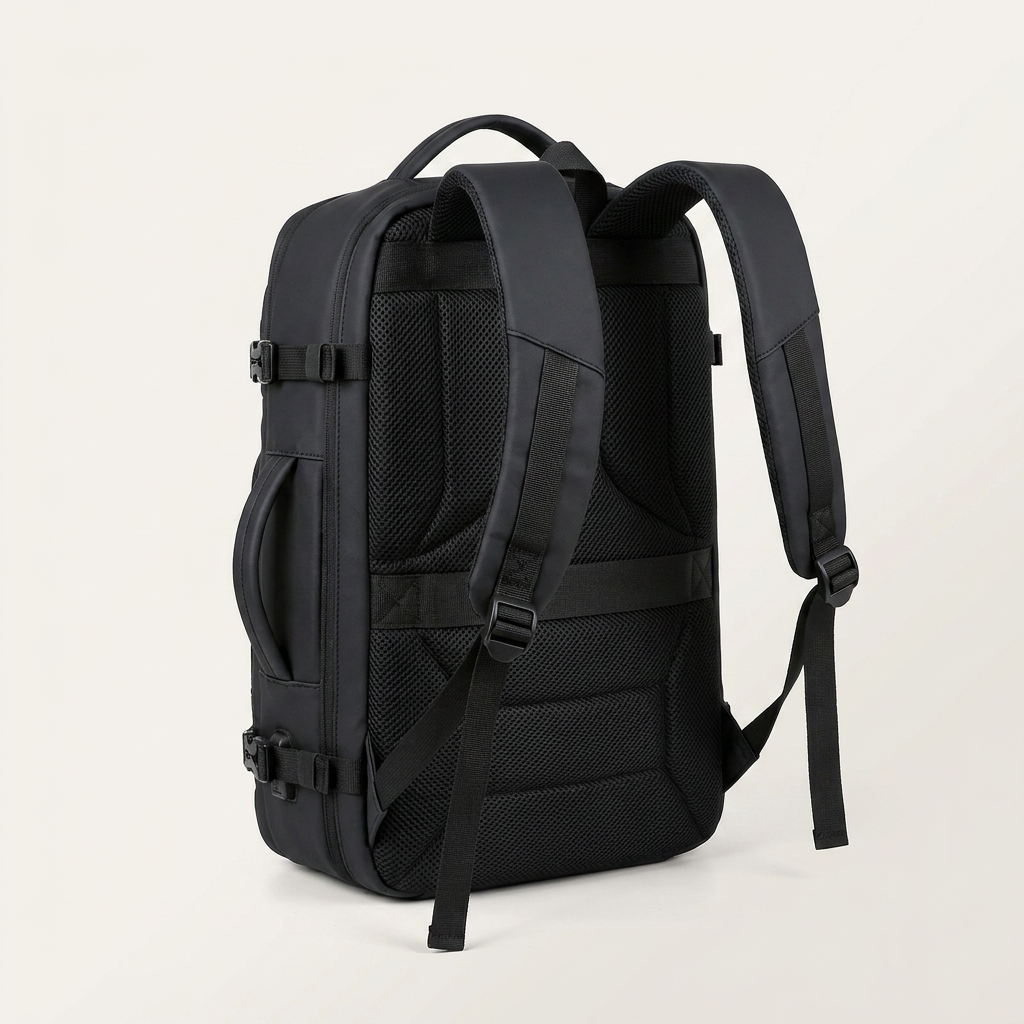 Padded compartment secures a laptop up to 16 inches