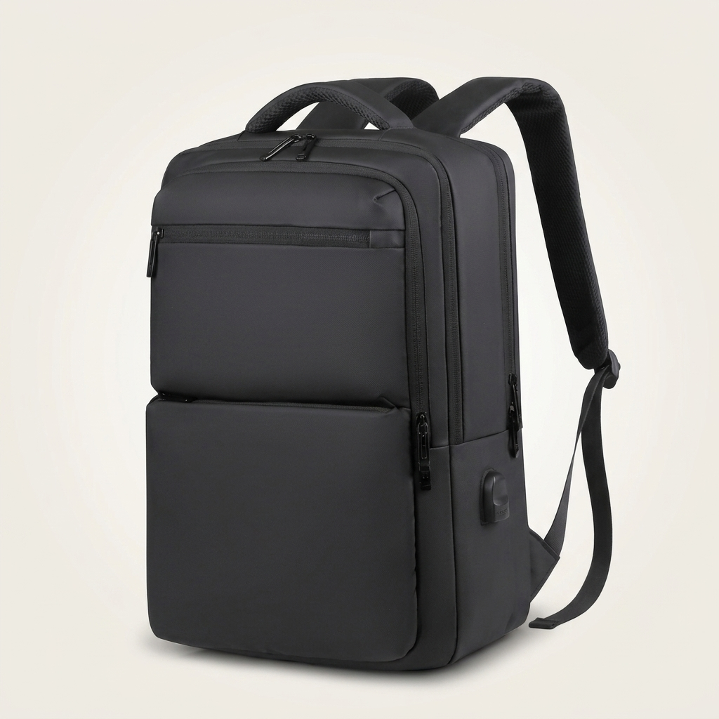 Rucksack in Black or Starry Sky Grey, 31 x 15 x 45 cm