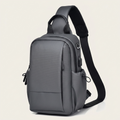Crossbody Sling Bag with USB Charging Port - Waterproof, Fits 9" Tablet