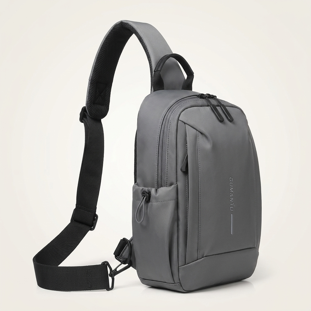 Padded compartment holding devices up to 9 inches plus daily essentials
