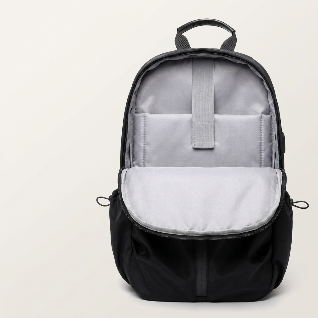 Breathable air-cushion shoulder straps for comfortable all-day carry