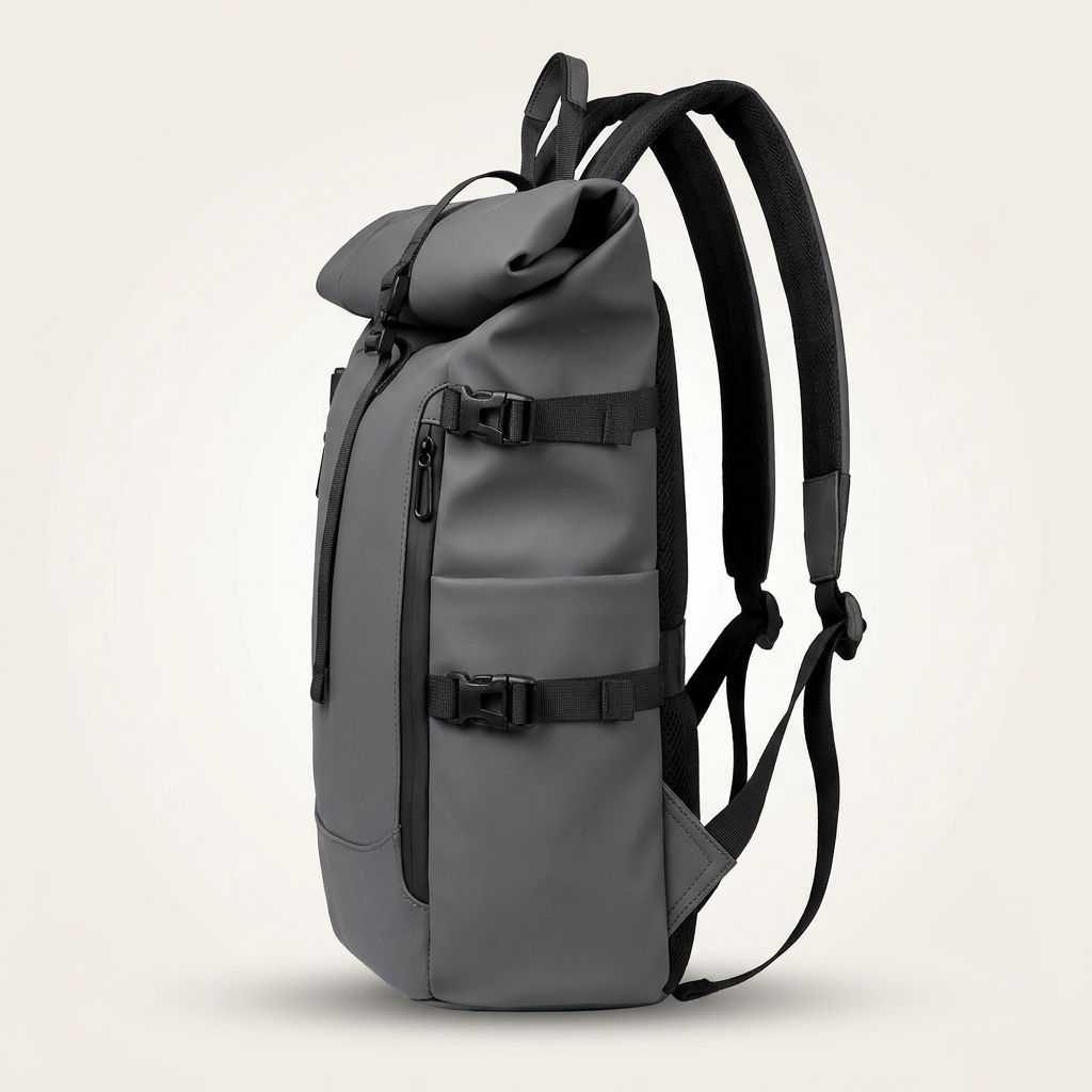 Padded compartment protects laptops up to 16 inches on the commute