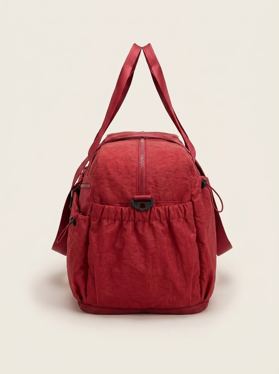 Expandable Travel & Gym Holdall - Lightweight Weekend Duffel, Dry/Wet, 36-55L