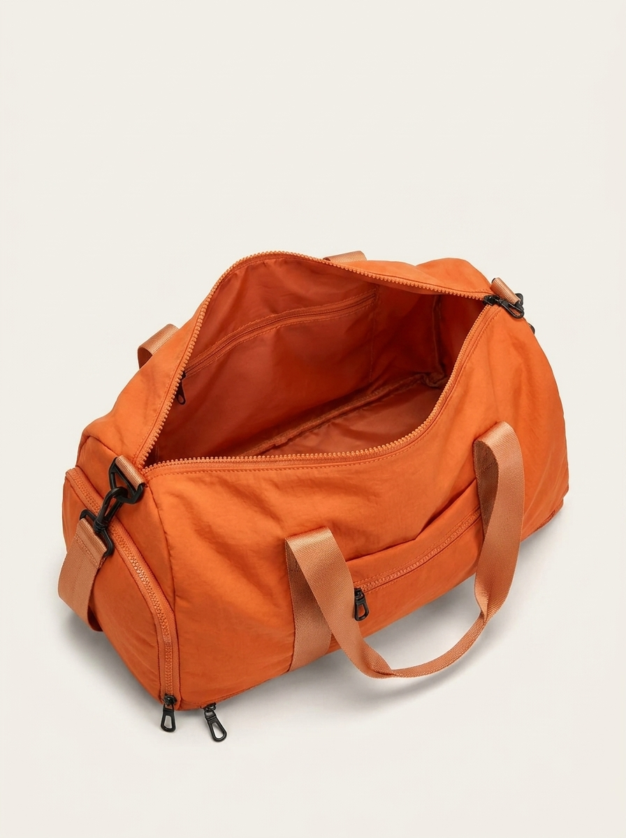 Expandable Travel & Gym Holdall - Lightweight Weekend Duffel, Dry/Wet, 36-55L
