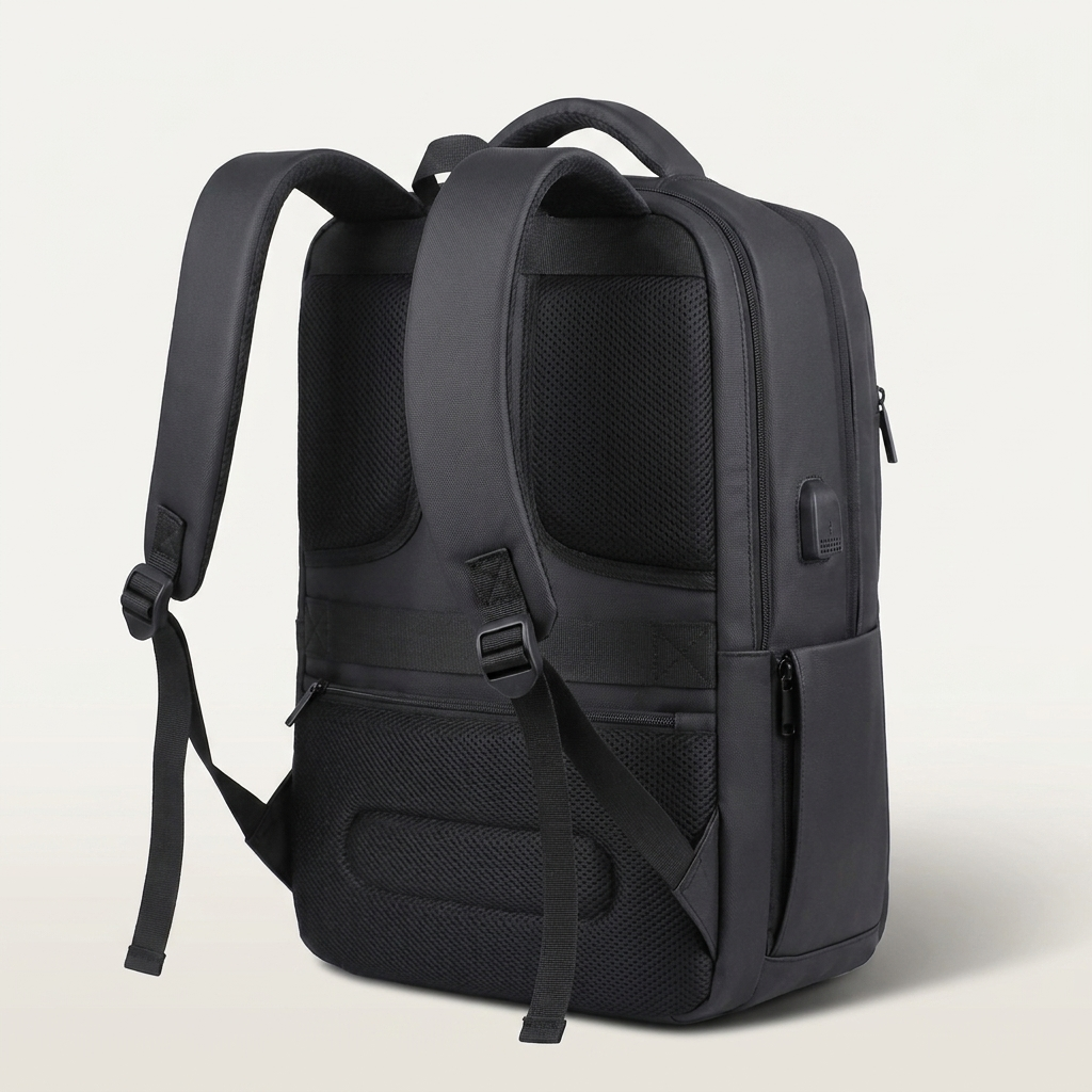 20-35L main compartment holds a laptop up to 16 inches
