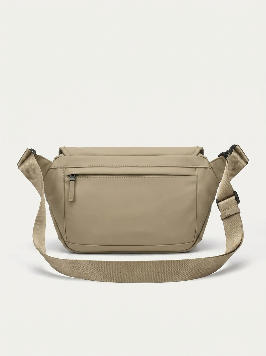 Functional Crossbody Chest Bag - Waterproof Multi-Pocket Travel Sling, Fits 8"