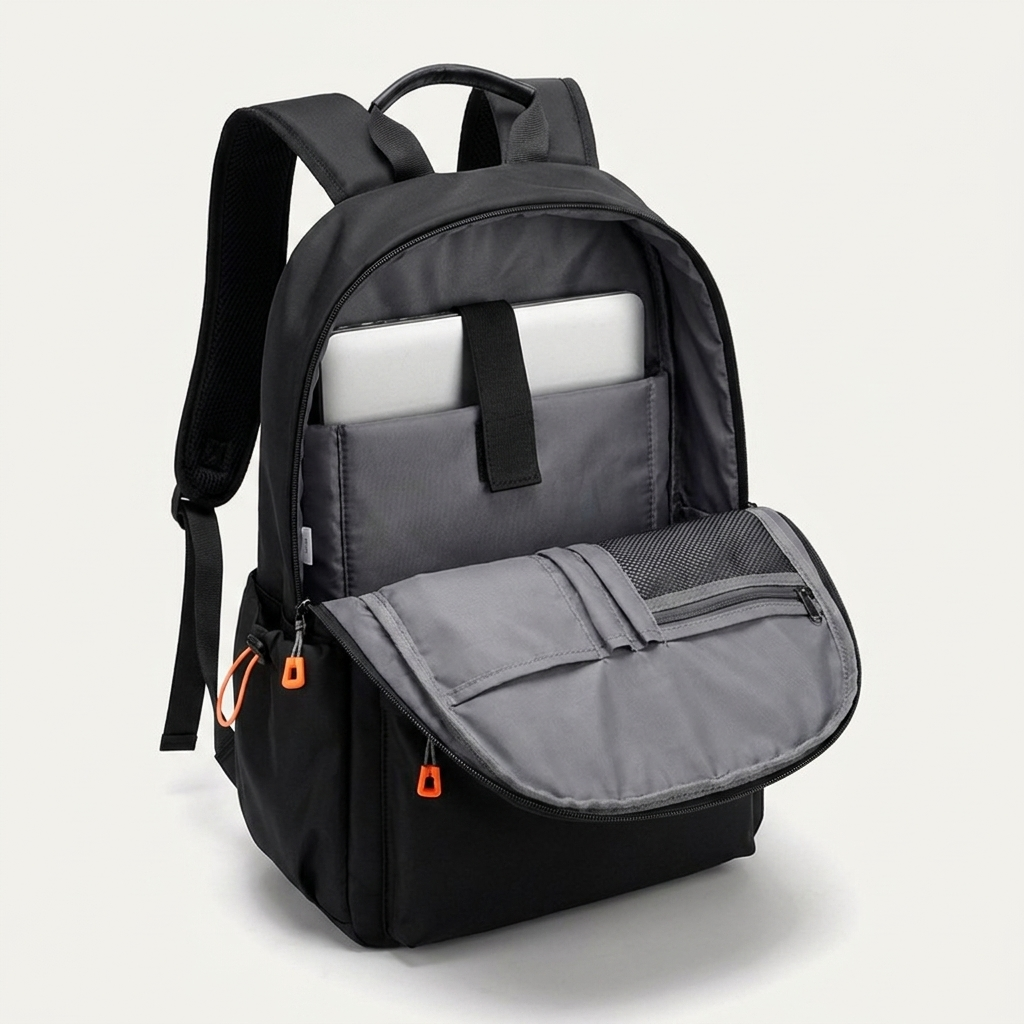 Oxford Laptop Backpack - Water-Resistant 15.6" Commuter Rucksack, Under 20L