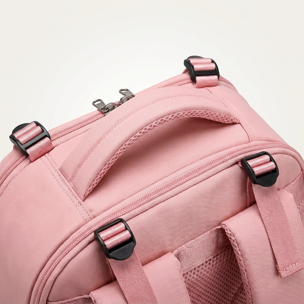 Minimalist solid-colour commuter rucksack available in a choice of five colours