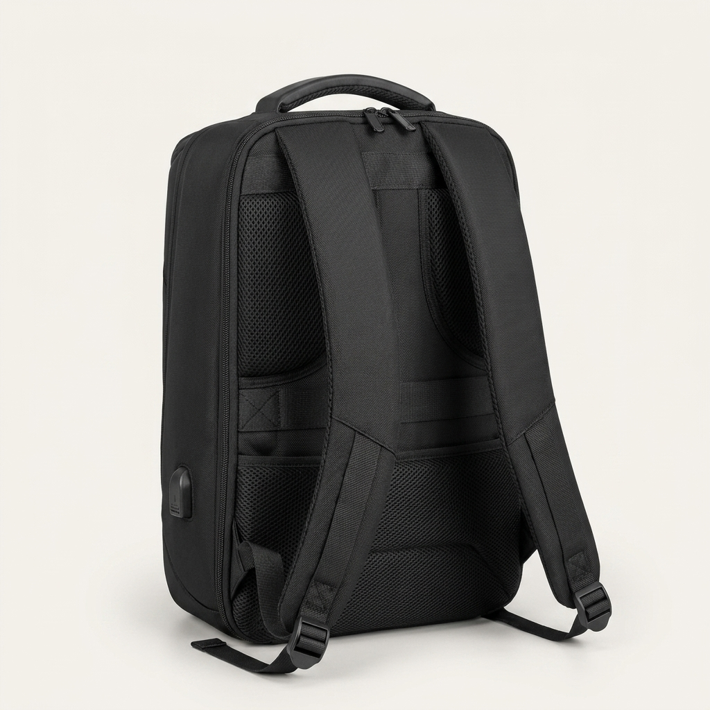 Padded protection for laptops up to 16 inches with a polyester lining