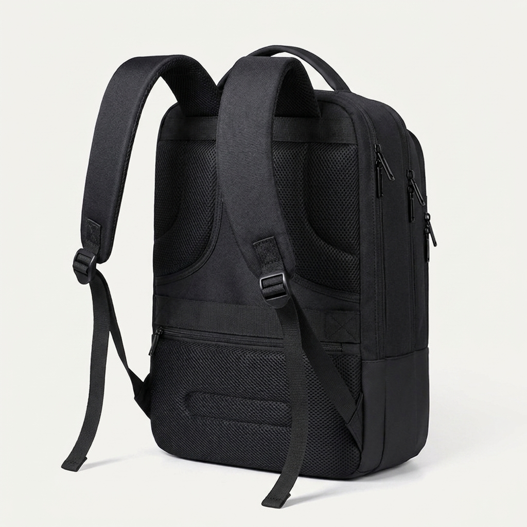 Breathable, water-resistant Oxford shell that resists city scuffs