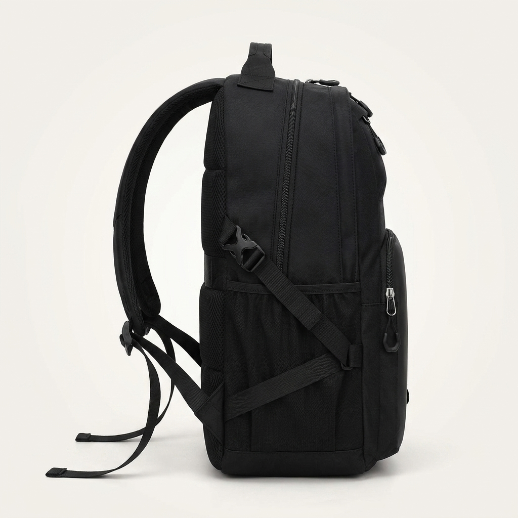 Water-resistant nylon shell that shrugs off light rain and city wear