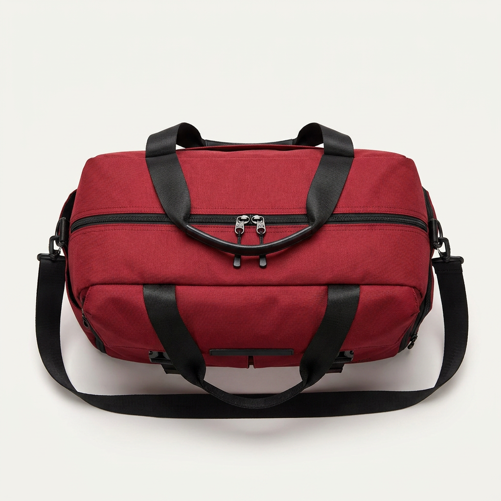 Holdall measuring 45 x 22 x 28 cm and weighing 0.99 kg
