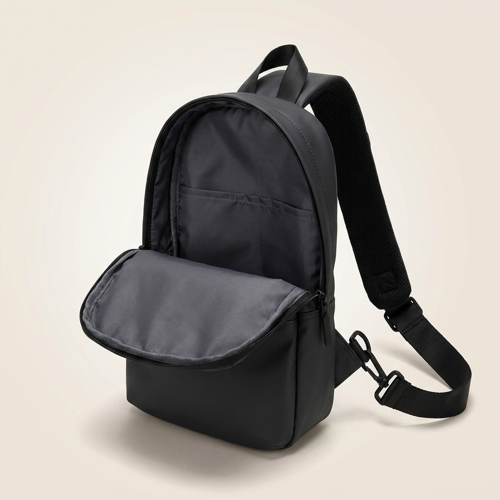 Ultra-light 0.27 kg breathable sling bag for commuting and travel