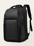 Commuter & Travel Backpack - Water-Resistant, PU Trim, Fits 16", 20-35L