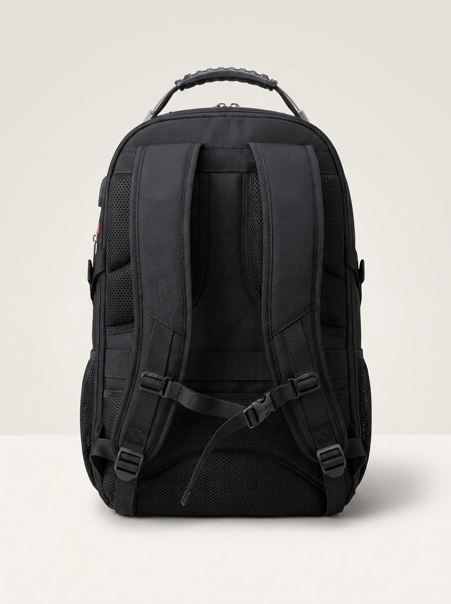 Padded sleeve secures laptops up to 16 inches for business travel