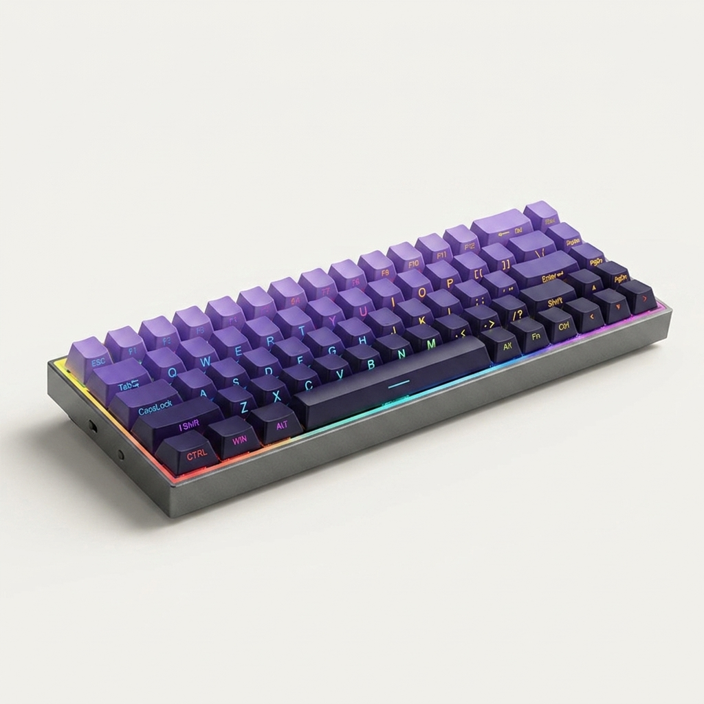 Selected 68-key models take hot-swappable switches, no soldering needed