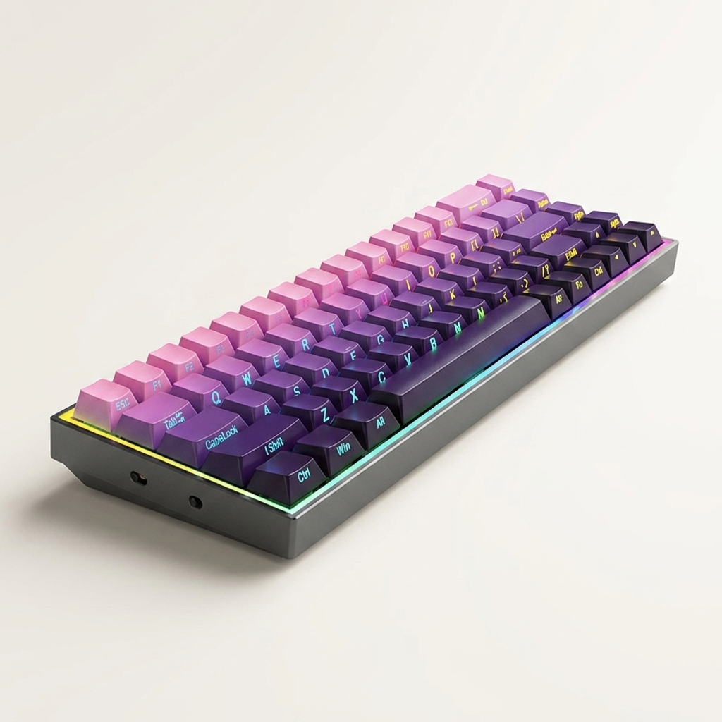 Gaming keyboard offered with mixed or full RGB backlighting