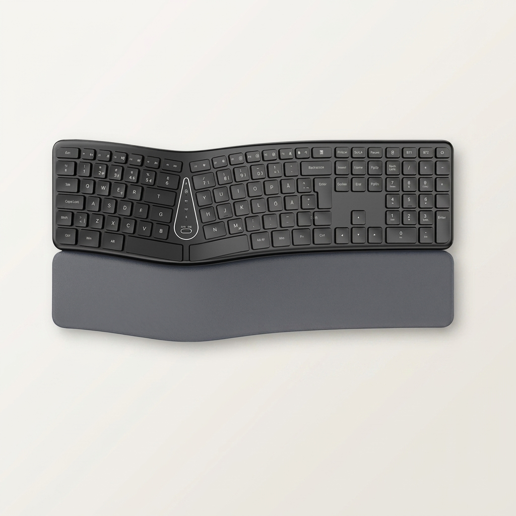 Bluetooth tri-mode keyboard pairing with desktops, laptops and tablets