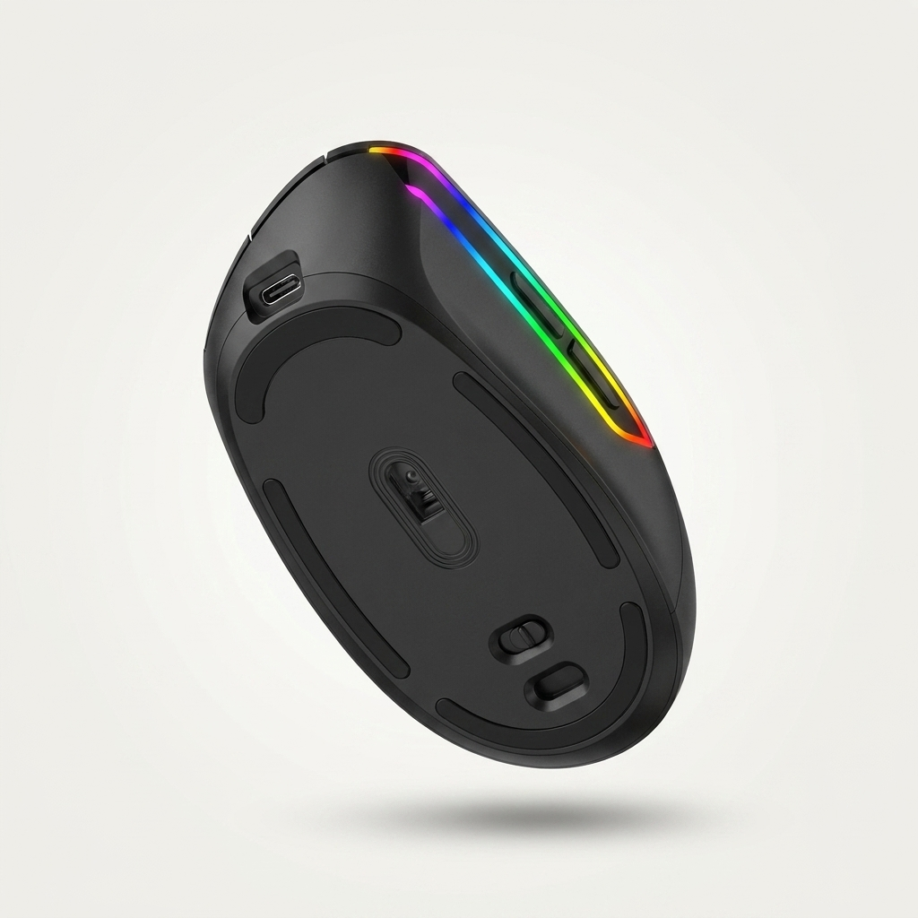 Choice of Bluetooth RGB rechargeable model or 2.4G battery version