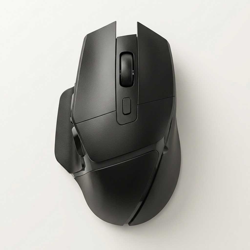 Six programmable buttons and a four-way scroll wheel for gaming shortcuts