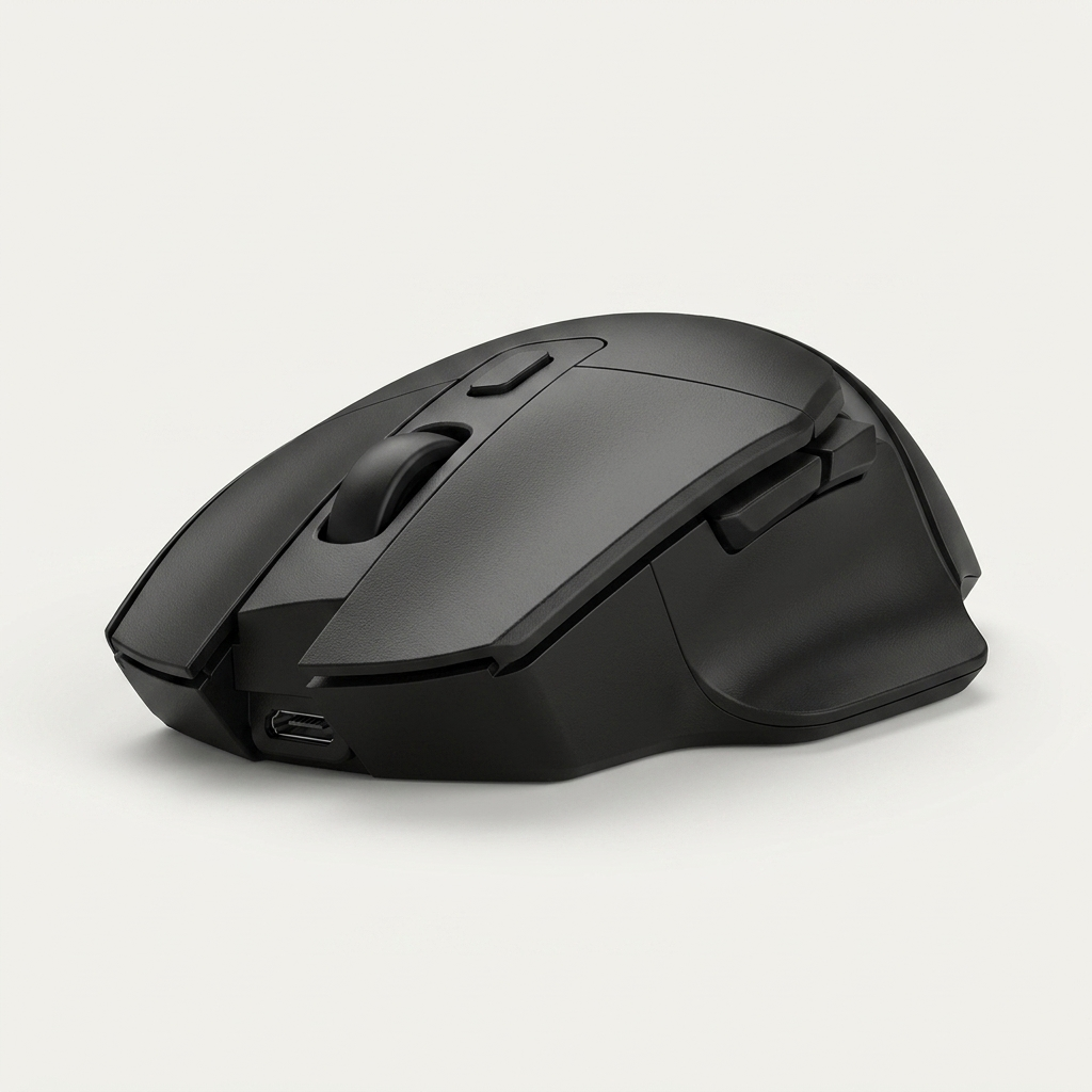Rechargeable 500mAh gaming mouse with customisable RGB lighting