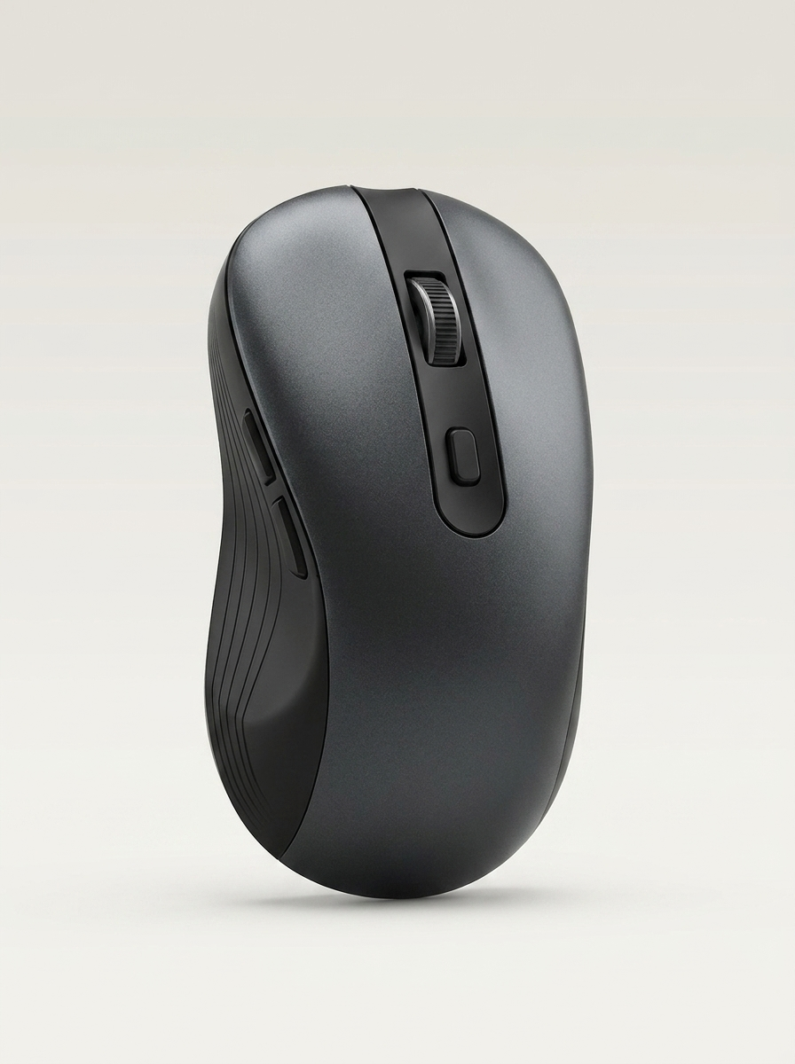 Hard-wearing ABS shell rated for three million clicks, in seven colours