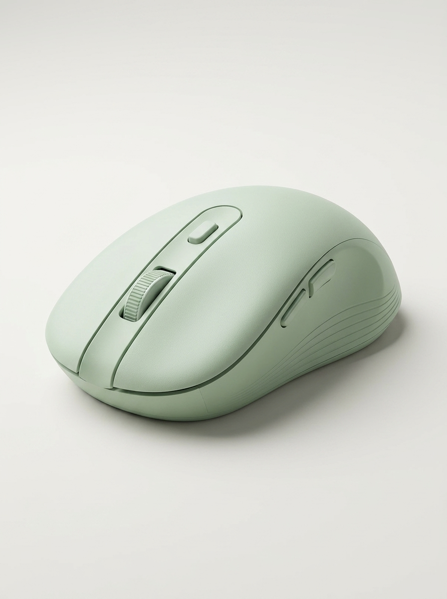 Ergonomic shape that sits comfortably under the hand all day