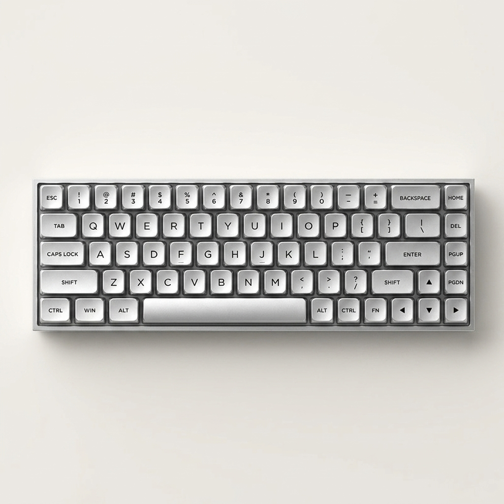 Aluminium Magnetic-Switch Mechanical Gaming Keyboard - 68-Key Wired, Metal Keycaps, RGB