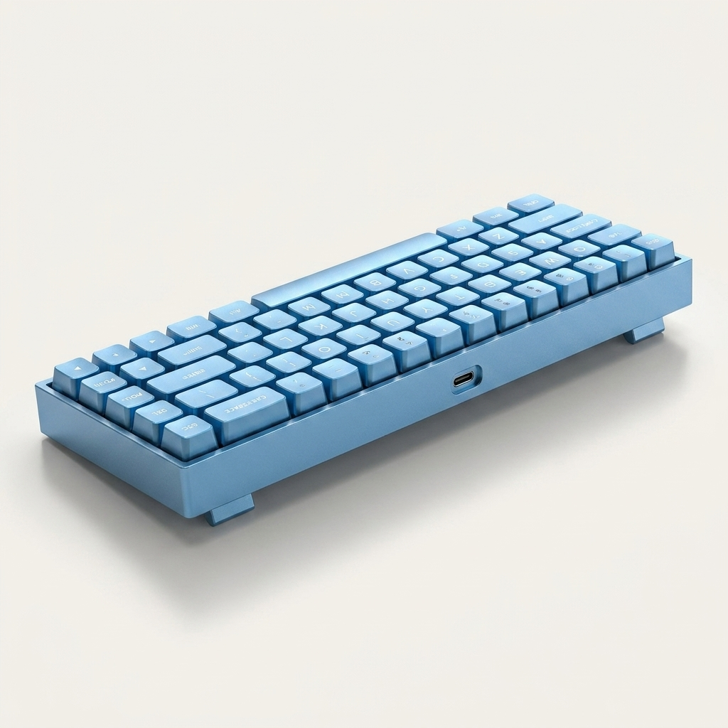 Aluminium Magnetic-Switch Mechanical Gaming Keyboard - 68-Key Wired, Metal Keycaps, RGB