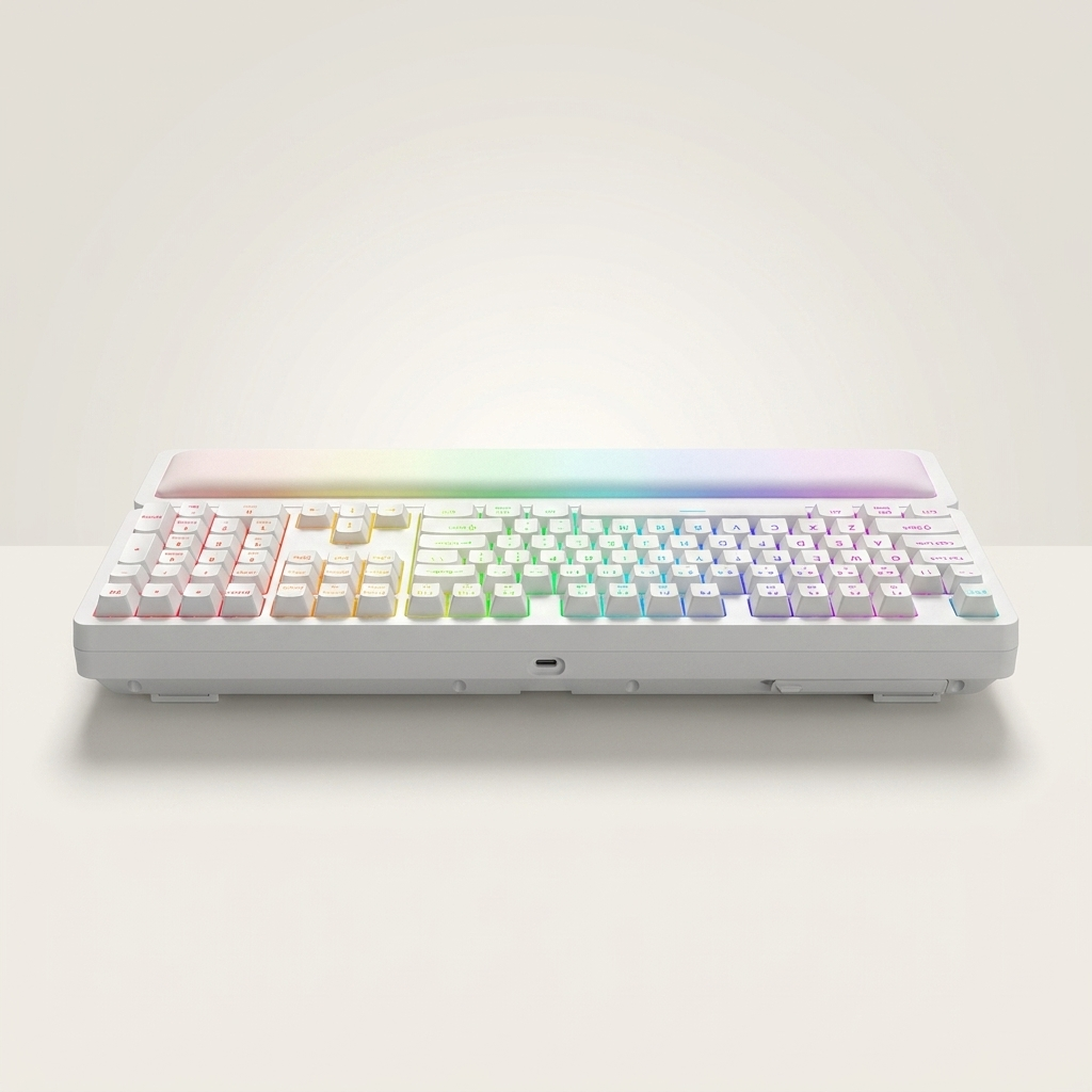 Spill-resistant ABS mechanical keyboard offered in five colourways
