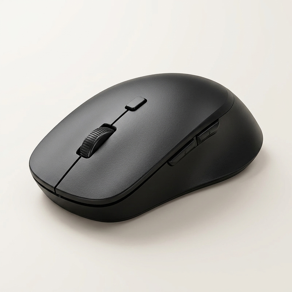 Wireless Keyboard & Mouse Set - Silent Ergonomic, Tablet Holder & Cushioned Rest