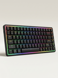 Ultra-Slim Low-Profile Mechanical Keyboard - 84-Key, RGB Backlight, PBT Keycaps