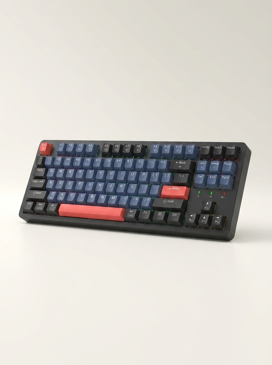 Customisable 68-key mechanical keyboard for gamers and typists alike