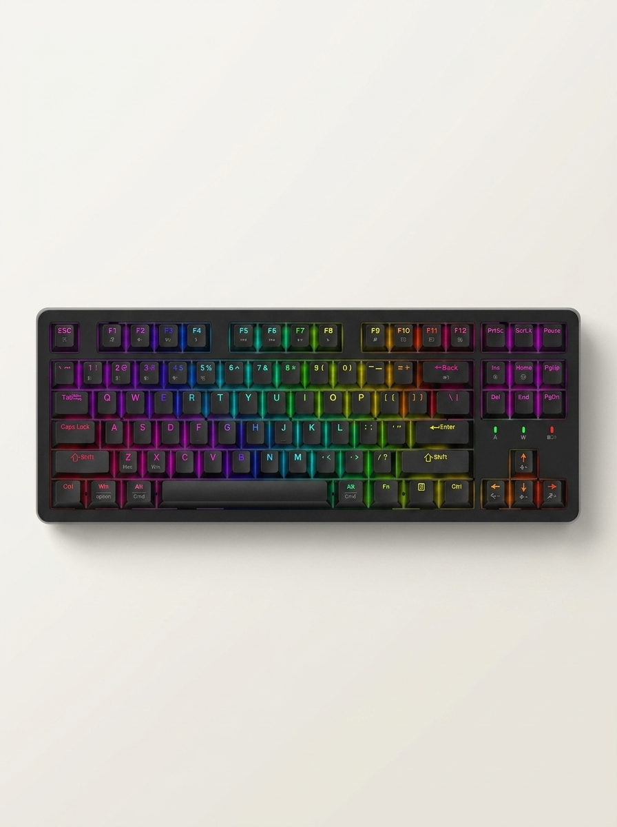 Sixty percent keyboard available in six colour options