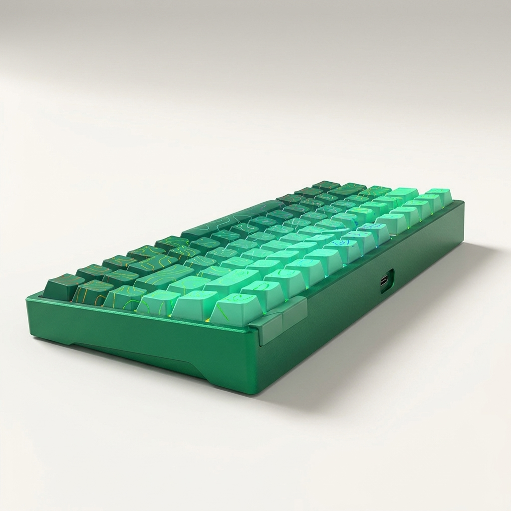 Aluminium Mechanical Keyboard - 82-Key Tri-Mode Wireless, Hot-Swappable, RGB