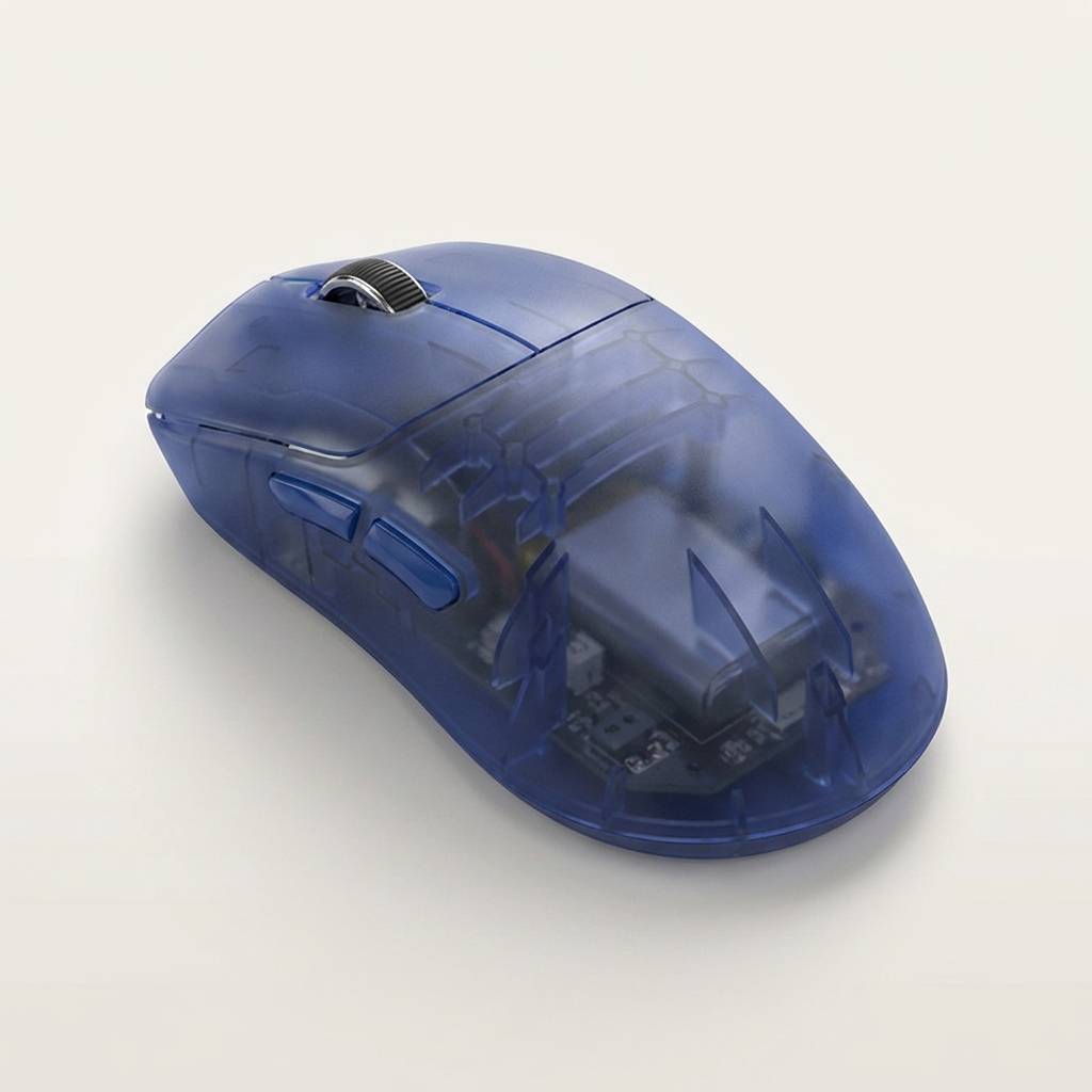Dual-mode fast-scroll wheel flips between ratchet and free-spin